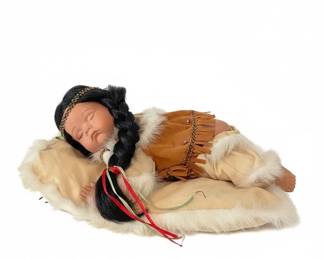 Goldenvale Collection Native American Sleeping Baby Doll
