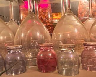 Set of UP The Uncola Upside Down Glasses and other Stemware third image