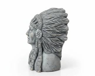 St. Helens Sculptures Native American Chief Bust second image