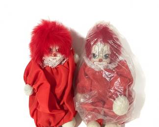 QTee Clown Dolls Lot