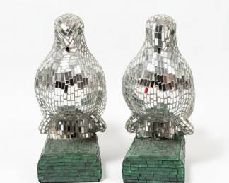 Jobi Birds of Paradise Mosaic Sculptures