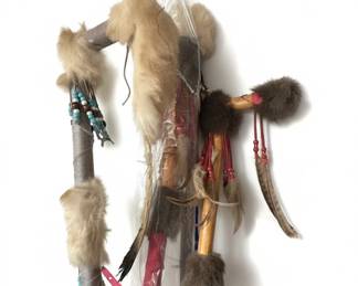 Native American Talking Sticks or Ceremonial Staffs third image