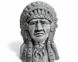 St. Helens Sculptures Native American Chief Bust