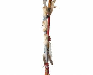 Native American Talking Sticks or Ceremonial Staffs