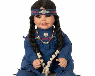 Native American Inspired Porcelain Dolls Set of