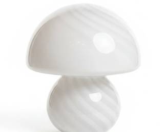 Murano Swirl Mushroom Lamp