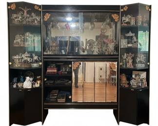 Display Cabinet with Carousel Figurines