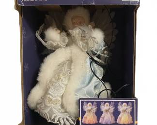 Holiday Time Inch Fiber Optic Angel
