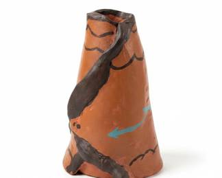 Native American HandPainted Terracotta Vase