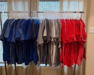 Small, Medium and Large T-Shirts