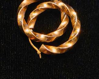 14K earrings