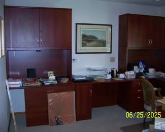 Nice, Large Shelves that go with the desk