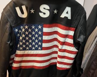 USA Mens Motorcycle JACKET