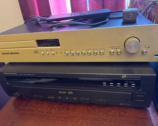 Conrad-Johnson Compact Disc Player and marantz 5-disc cd changer