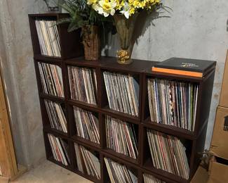 Lots of vintage record albums