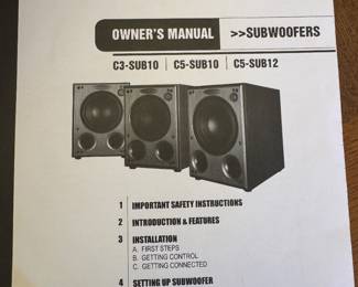 Episode Subwoofers
