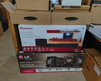 Pioneer Speaker Bar System and LG 