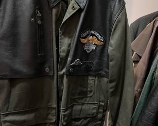 Mens Leather Jacket Harley Davidson