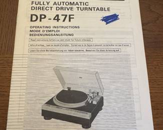 Denon DP-47F turntable