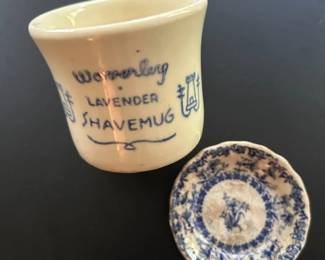 029 Worpperling Lavender Shave Mug and Decorative Teabag rest