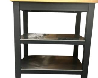 013 IKEA Stenstorp Kitchen Island Cart with Butcher Block Top