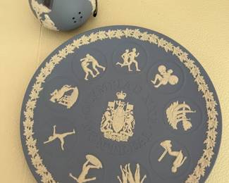 013 Wedgwood Jasperware 1976 Montreal Olympics Commemorative Plate Ornament Set