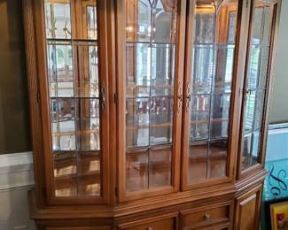 Lexington Traditional Wood China Cabinet