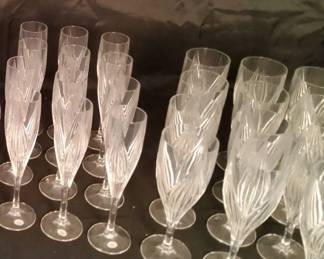 005 Gorham Full Lead Crystal Stemware Collection 23Piece Set