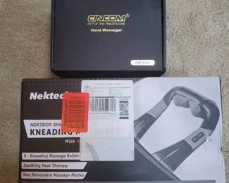 NekTeck Kneading Massager and Cincom Hand Massager  NIB