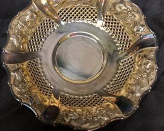 Exquisite Vintage SilverPlated Bowl Cosentino Gioielli Italian Artistry