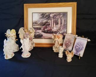 Seraphim Classics Angel Collection  Framed Garden Art