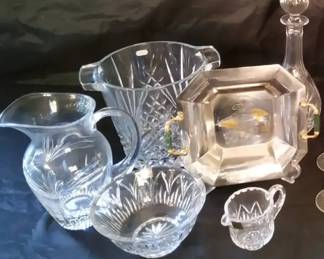Marquis by Waterford  J.G. Durand Crystal Buffet  Barware Collection