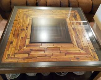 Modern Rustic Square Coffee Table