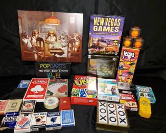 Ultimate Game Night Collection Cards, Party Games  VintageStyle Decor