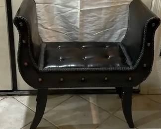 Unique Leather Stool