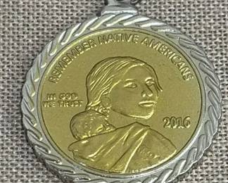 2016 Sacagawea Native American Pendant