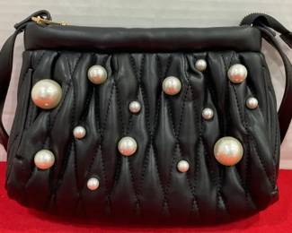 Betsy Johnson Faux Pearl Purse
