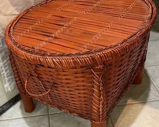 Asian Red Coffee Side Table