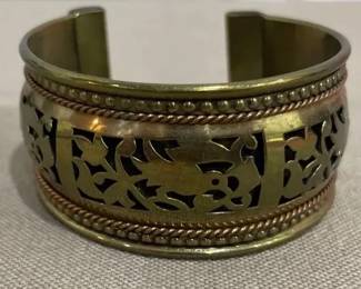 Vintage Scroll Cuff Bracelet