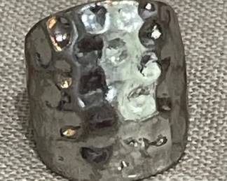 Hammered Design Ring