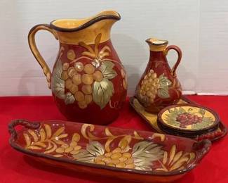 Ceramic Pitcher Set By Certified International