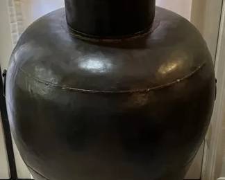 Large Metal Urn Home Decor Huge