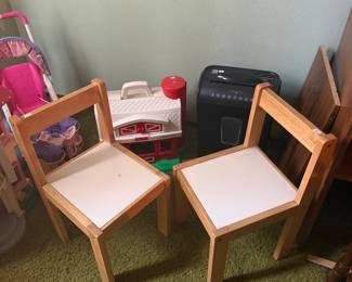 Child’s pair of chairs