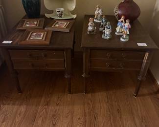 Pair side tables Mid Century