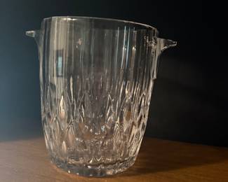 Beautiful crystal ice bucket