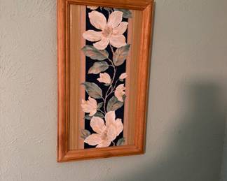 Floral framed