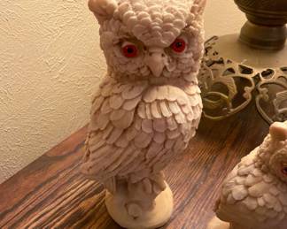 Mid century owls 2 sizes