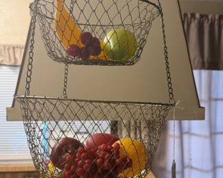 Hanging fruit basket