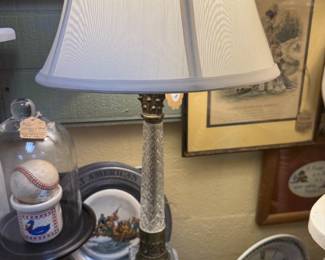 lamps, framed art