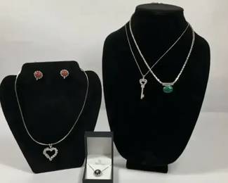 Sterling Silver .925 Necklaces and Earrings